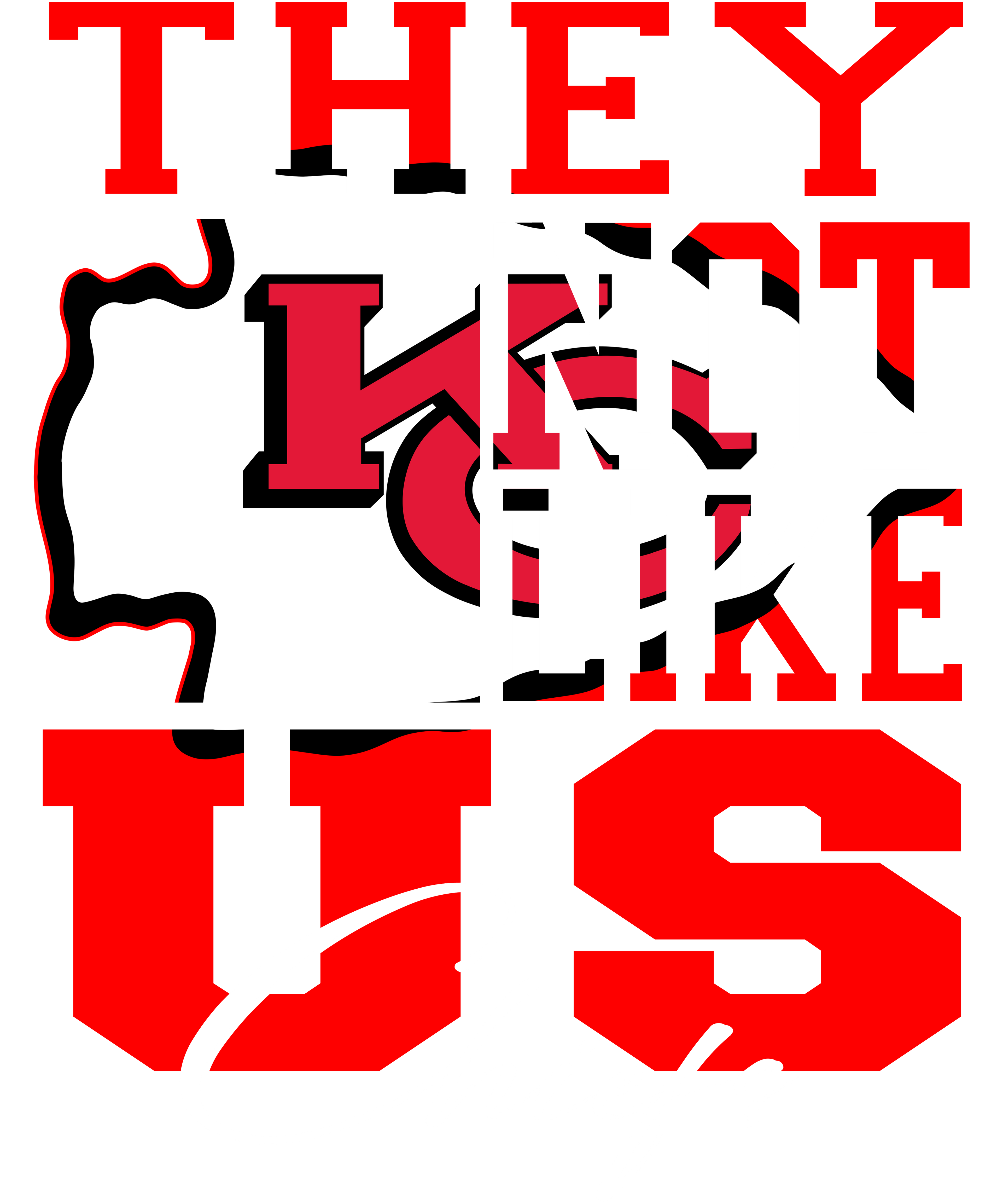 They Not Like Us Chiefs Tee