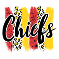 Chiefs Leopard Stripes Tee