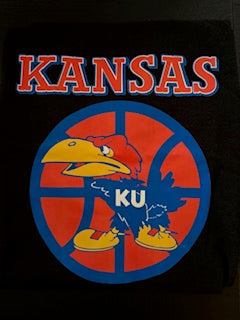 Angry Jayhawk T-Shirt - Black