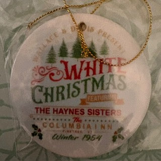 White Christmas Ornament