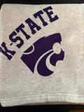 Kansas State Powercat Sweatshirt Blanket