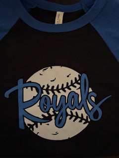 Royals 3/4 Sleeve
