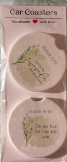 Bible Verse Car Coasters