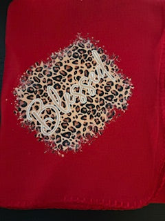 Blessed Fleece Blanket - Red