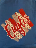 Eagles Stripped Sweatshirt Blanket