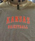 Light Grey Kansas Basketball Crew