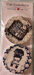 Rub Dirt On It Baseball Car Coasters