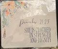 Proverbs 31:25 Mousepad