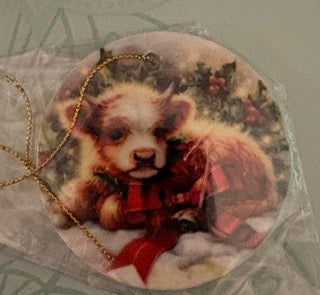 Highland Cow Ornament