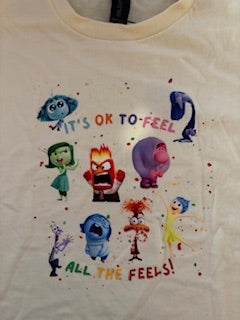 It's Ok to Feel All the Feels T-shirt - Cream
