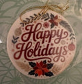 Happy Holidays Ornament
