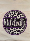 Wildcats Circle T-shirt - Cream