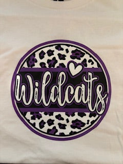 Wildcats Circle T-shirt - Cream