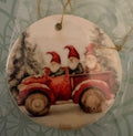 Gnome Truck Ornament