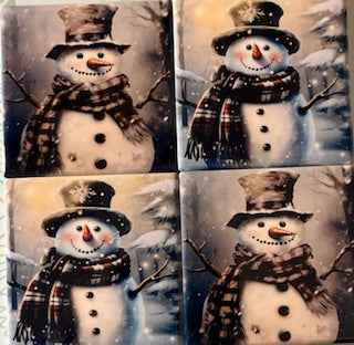 Snowman Coasters