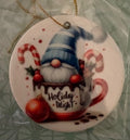 Blue Gnome 2 Ornament