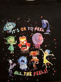 It's Ok to Fee All the Feels T-shirt - Black