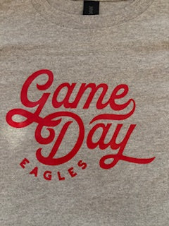 Game Day Eagles T-shirt - Grey