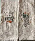 Flowers Kitchen Towels
