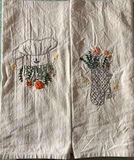 Flowers Kitchen Towels