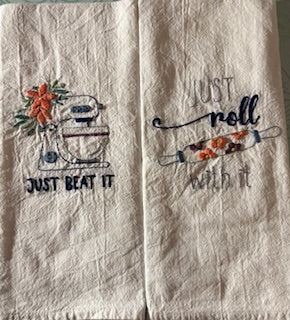Just Beat It Kitchen Towels