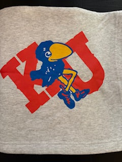 1912 Jayhawk Sweatshirt Blanket