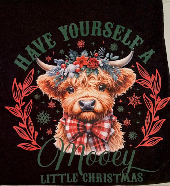 Mooey Christmas Heather Black