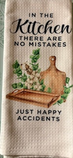 Happy Accidents Kitchen Towel