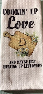 Cookin' Up Love Kitchen Towel