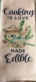 Love Made Edible Kitchen Towel