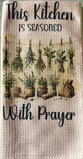 Seasoned with Prayer Kitchen Towel