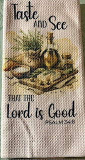 Taste and See Kitchen Towel