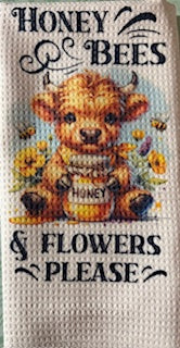 Honey Bees Kitchen Towel