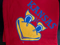 Jayhawk Face Sweatshirt Blanket