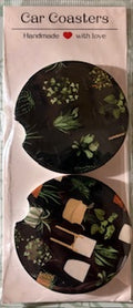 Houseplants Car Coasters